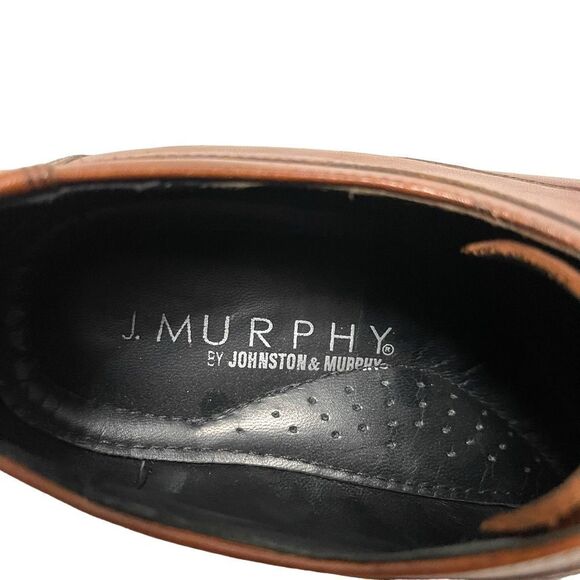 JOHNSTON & MURPHY Men\'s Lancaster Cap Toe Oxfords 10
